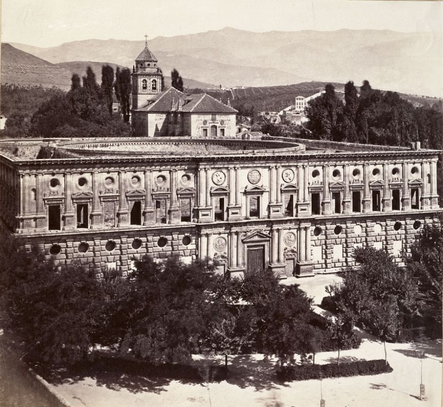 Palacio de Carlos V en Granada /BNE
