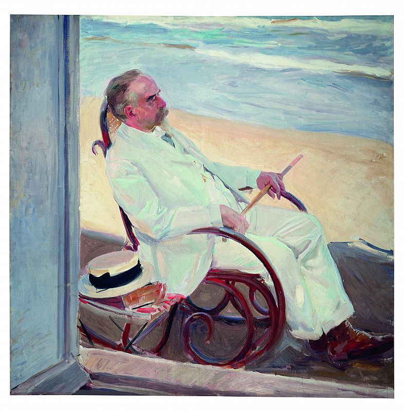 Joaquín Sorolla, "Antonio García en la playa", (1909) /Museo Sorolla