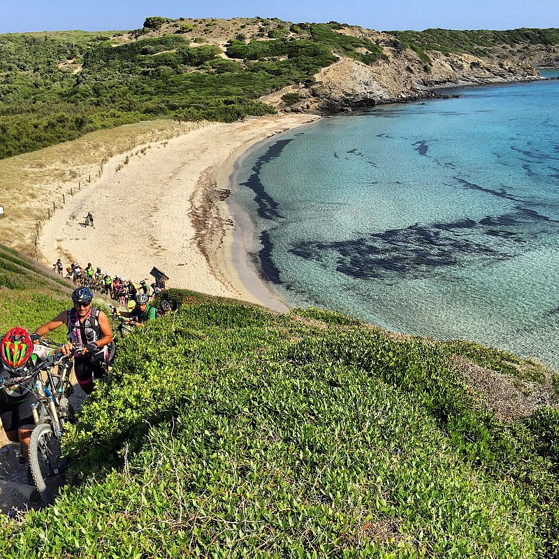 Playa de Cala Tortuga (Menorca).