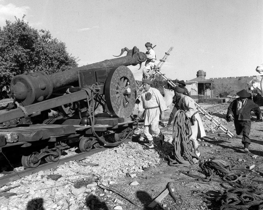 Imagen de la película '55 días en Pekín' (1963).