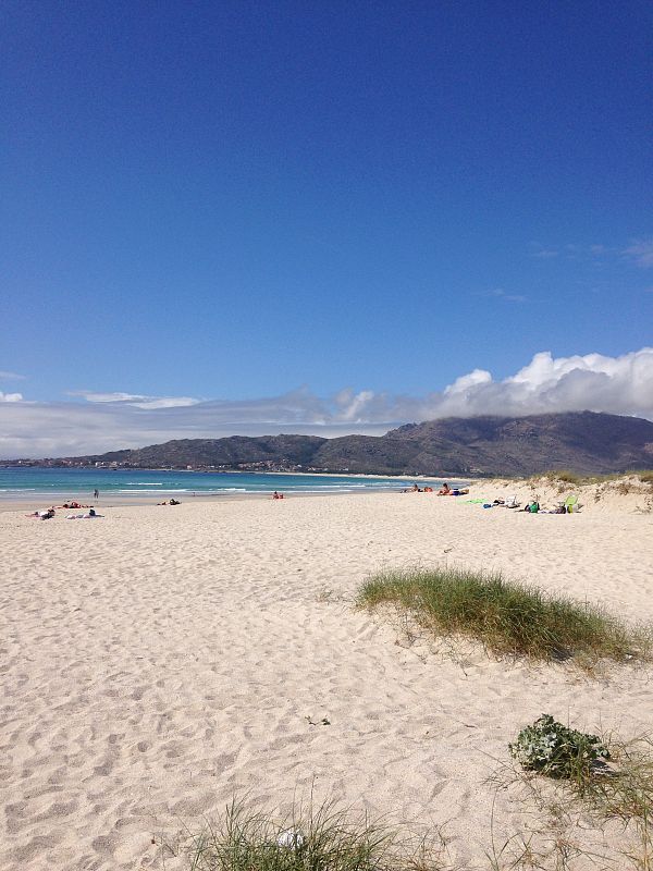 Playa de Carnota (Coruña, Galicia).