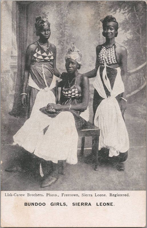  'Bundoo Girls-Sierra Leone' 1905-1925'