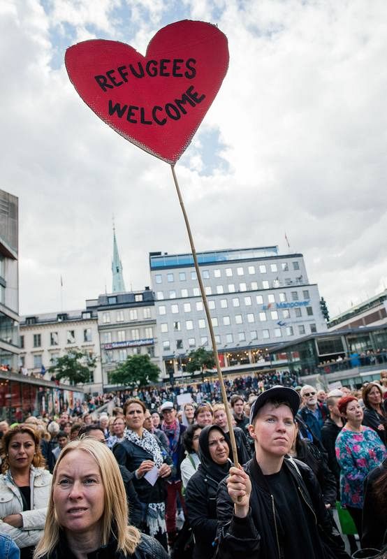  Estocolmo tiene corazón para los refugiados