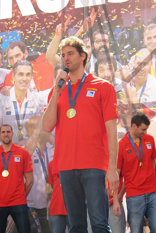 Pau Gasol se mostró muy agradecido