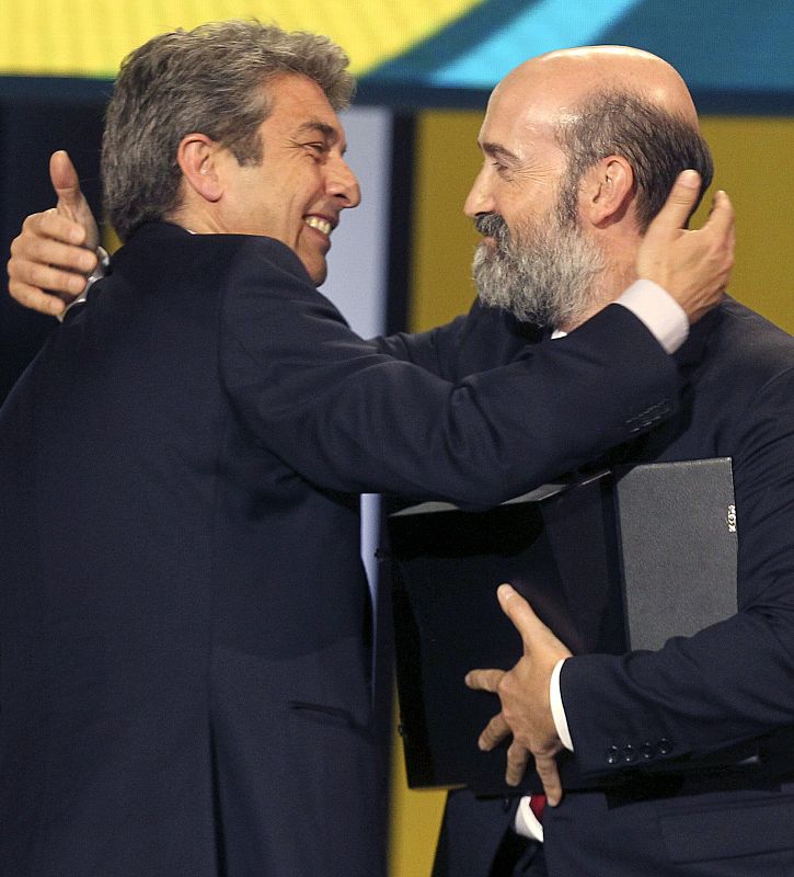 Javier Cámara y Ricardo Darín, Concha de Plata por 'Truman'