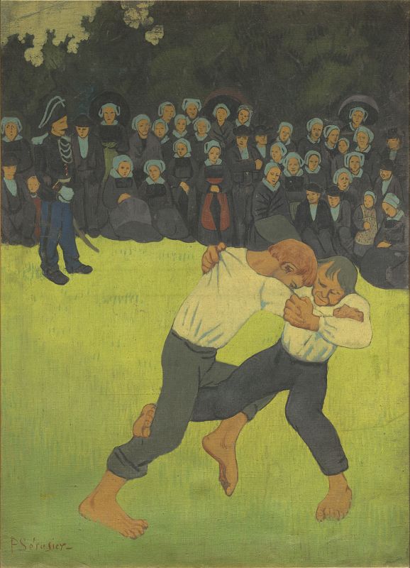 Paul Sérusier, 'La lutte bretonne', 1890 ¿ 1891