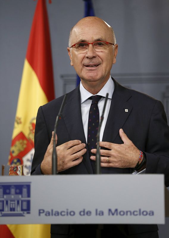 Josep Antoni Duran i Lleida en el Palacio de la Moncloa