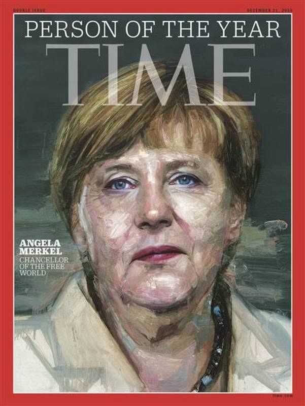 Angela Merkel, personaje del año 2015 para 'Time' 