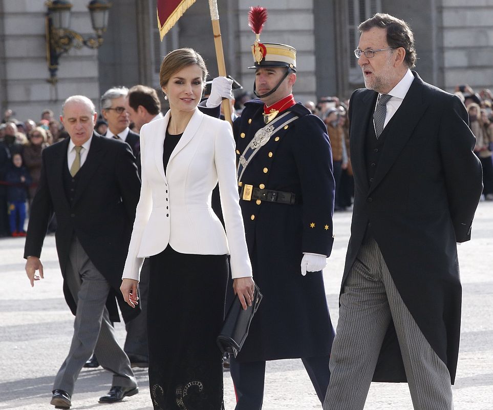LOS REYES PRESIDEN LA CELEBRACIÓN DE LA PASCUA MILITAR EN EL PALACIO REAL