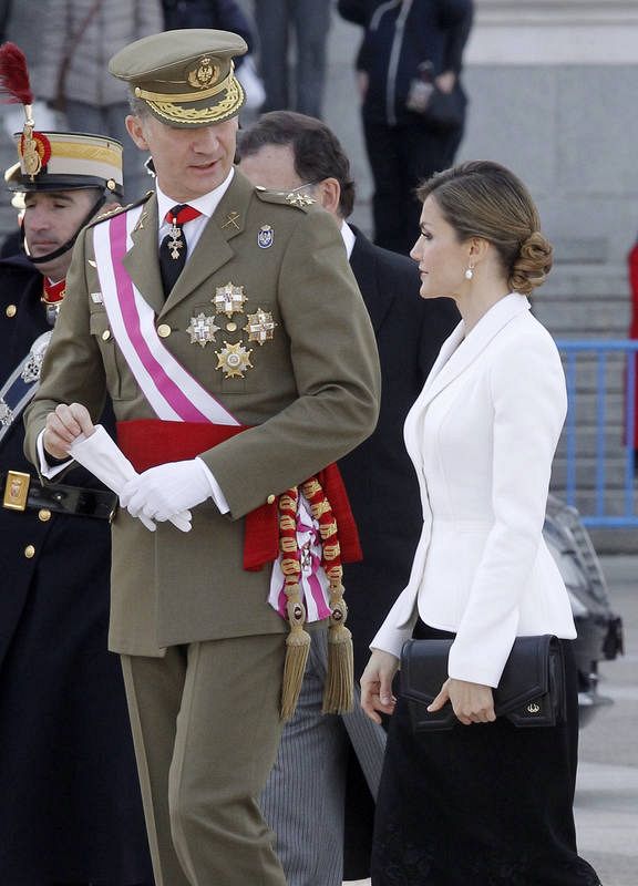 EL REY PRESIDE LA PASCUA MILITAR EN EL PALACIO DE ORIENTE