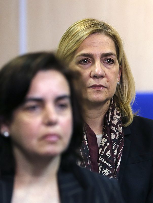 La infanta Cristina y la esposa del socio de Urdangarin, Ana María Tejeiro