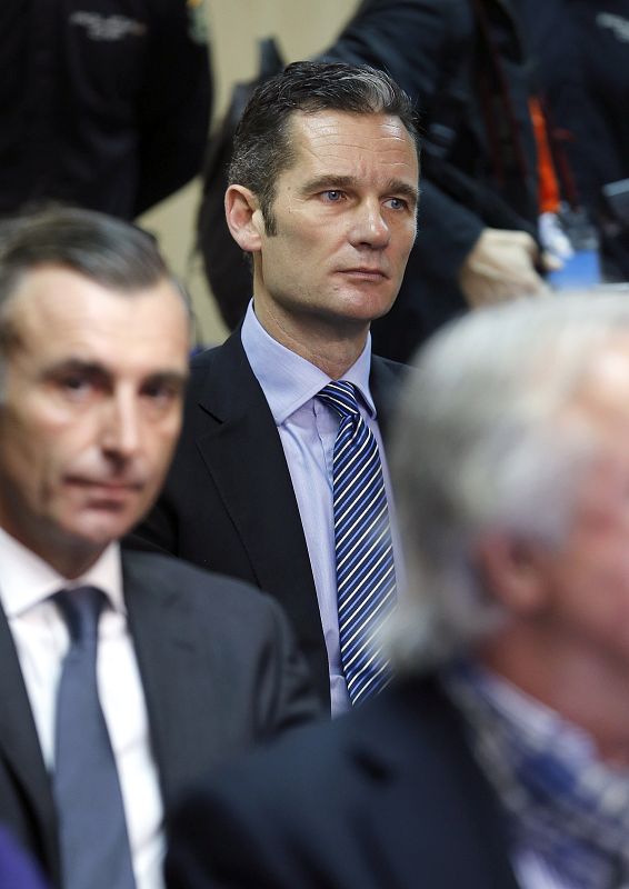 Iñaki Urdangarin, en el inicio del juicio en Palma