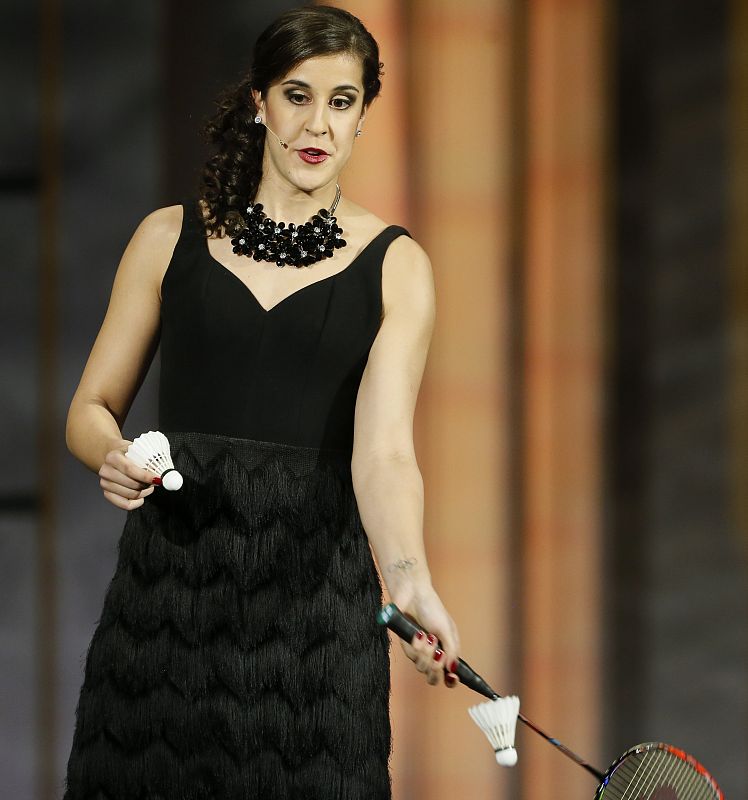 La campeona del mundo de bádminton, Carolina Marín, presentó uno de los galardones.