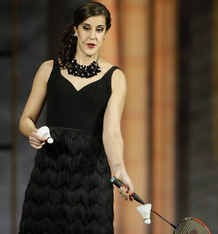 La campeona del mundo de bádminton, Carolina Marín, presentó uno de los galardones.