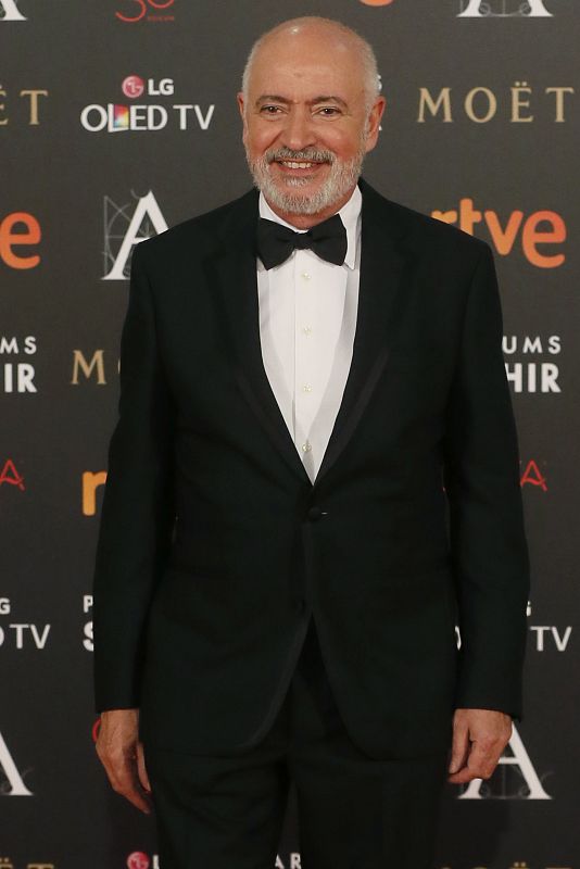 El director y guionista Luis Iborra posa a su llegada a la ceremonia de los 30 edición de los Premios Goya