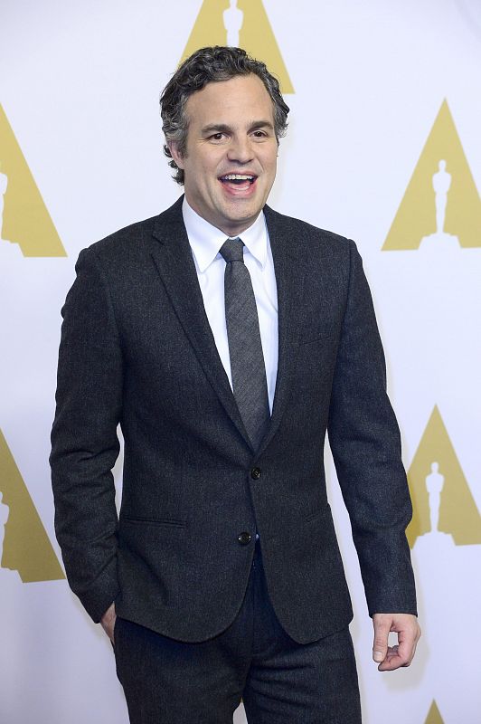 El actor estadounidense Mark Ruffalo, candidato al Oscar a mejor actor de reparto por 'Spotlight'.