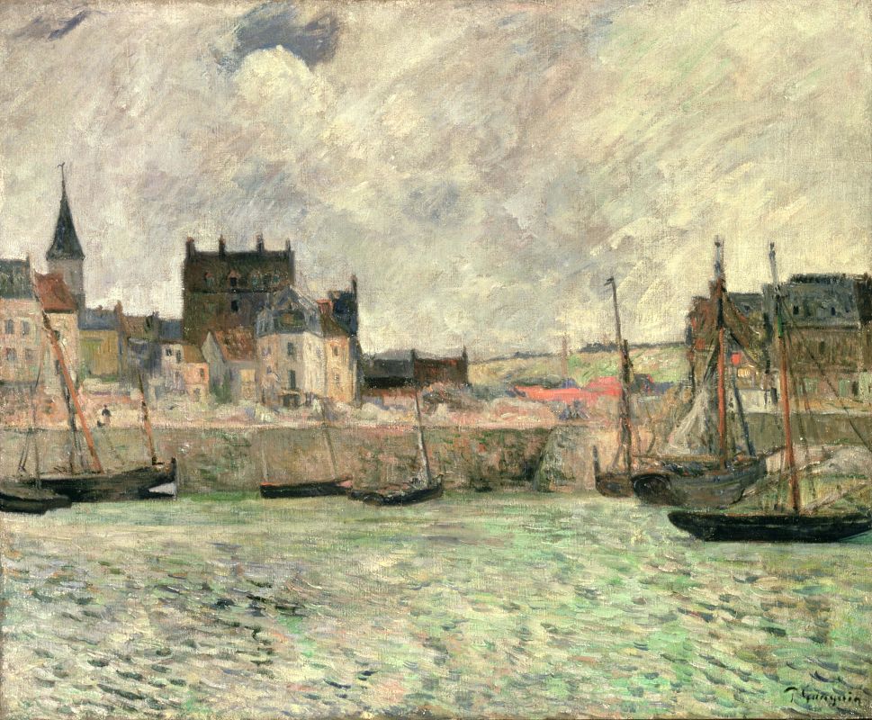 'Le Port de Dieppe'. (sobre 1885) Paul Gauguin. © Manchester Art Gallery, UK/Bridgerman Images.