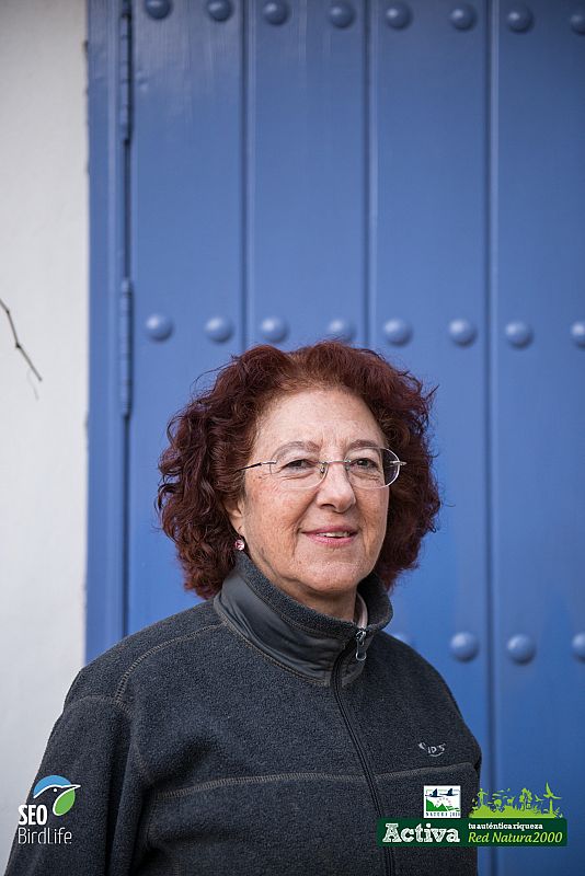 Carmen Bendala en  la Sierra norte de Sevilla