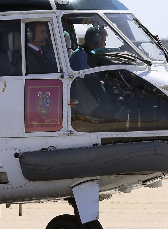 El rey preside la celebración del 50 aniversario de la creación de las unidades de helicóptero del Ejército de Tierra
