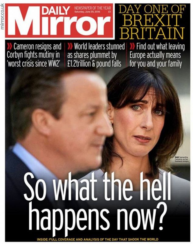 Daily Mirror, 25 de junio