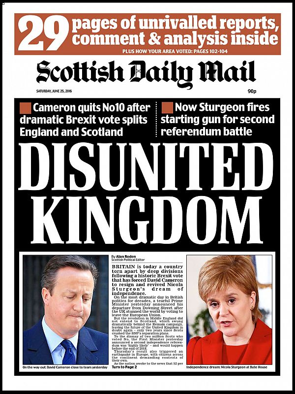 Scottish Daily Mail, 25 de junio