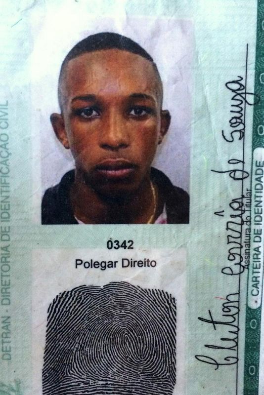 Cleiton Correa de Souza, 18 años, murió en noviembre de 2015 por disparos de la policía