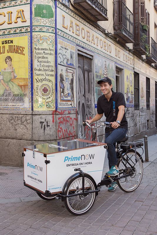 Amazon vende alimentos frescos en España con entrega en una hora