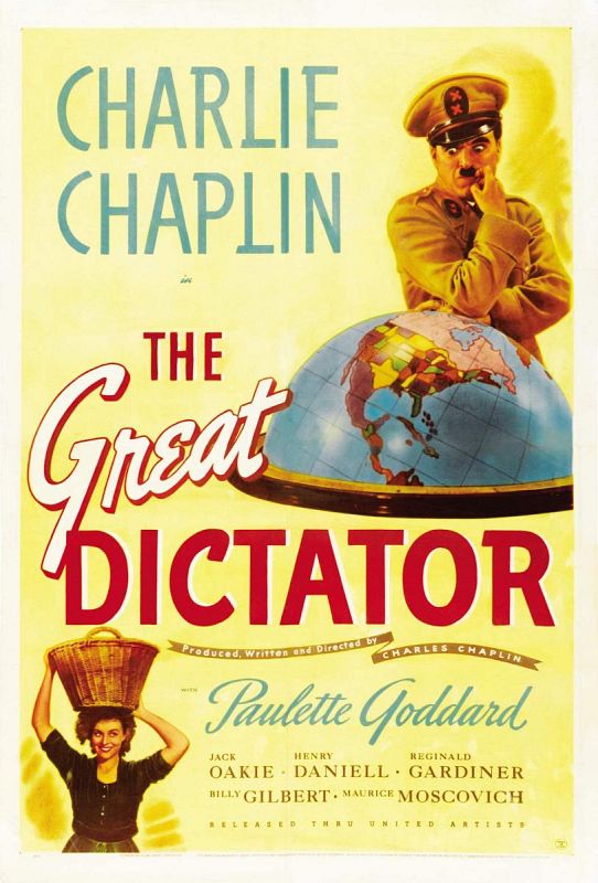 Cartel de la película 'El gran dictador'