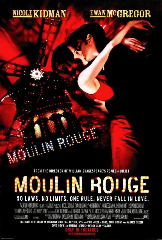 Cartel de la película 'Moulin rouge'