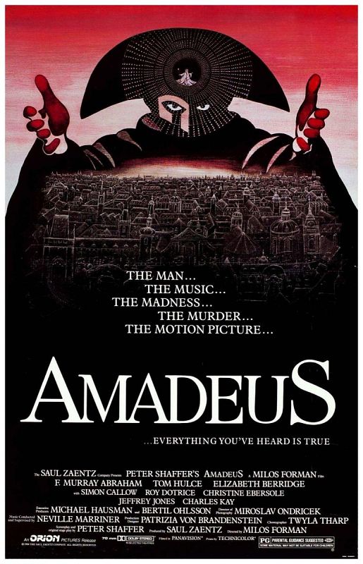 Cartel de la película 'Amadeus'