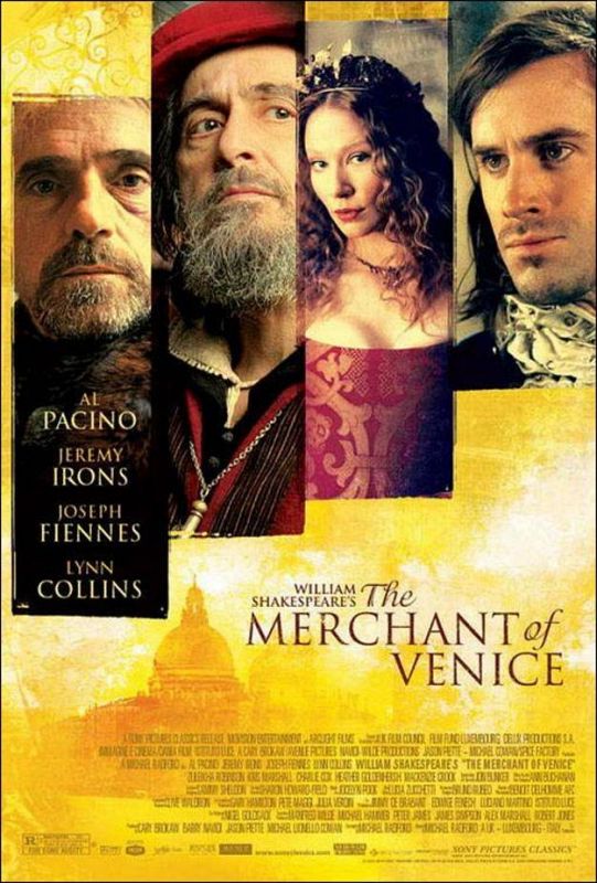 Cartel de la película 'El mercader de Venecia'