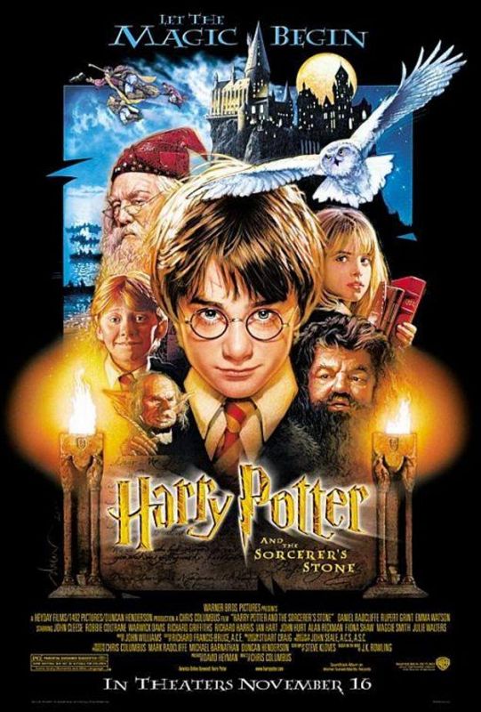 Cartel de la película 'Harry Potter y la piedra filosofal'