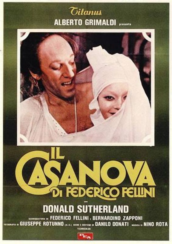 Cartel de la película 'Casanova', de Federico Fellini