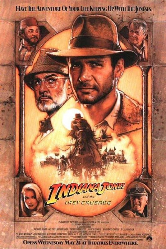 Cartel de la película 'Indiana Jones y la ultima cruzada'