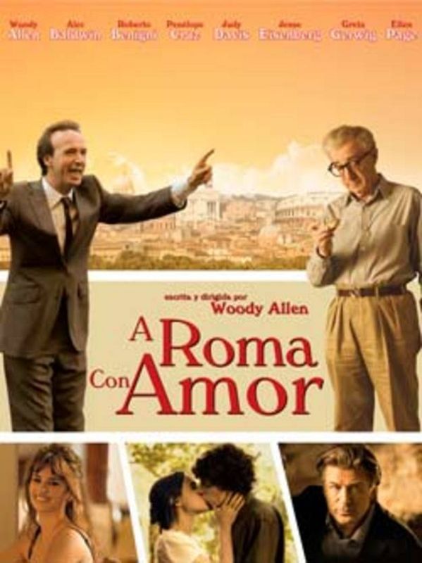 Cartel de la película 'A Roma con amor'