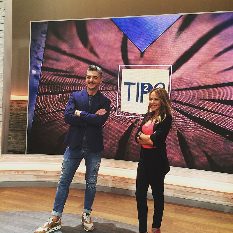 Los presentadores de Tips: Txabi Franquesa y Ruth Jiménez