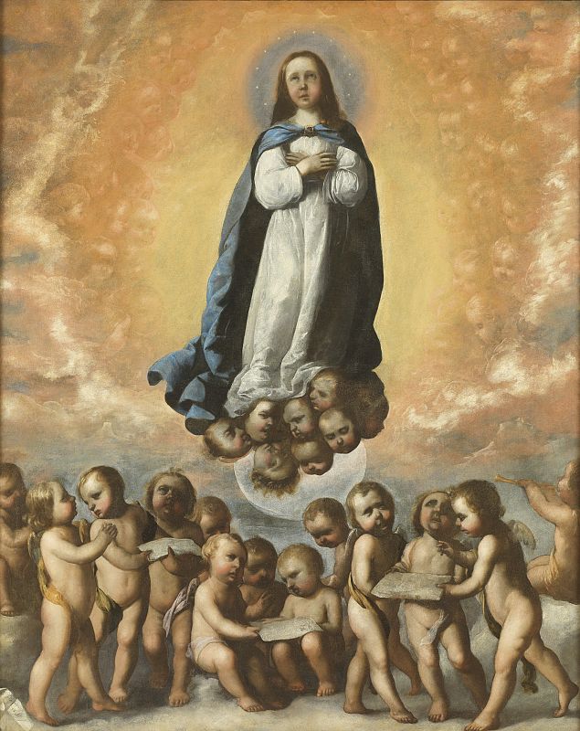 'Inmaculada Niña'. Francisco de Zurbarán (1598-1664)