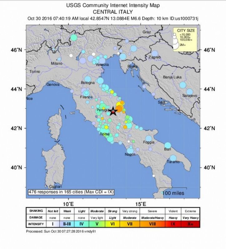 Un nuevo terremoto sacude Italia