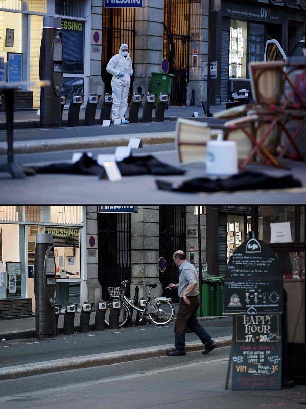 El Cafe 'Comptoire Voltaire', en el Boulevard Voltaire