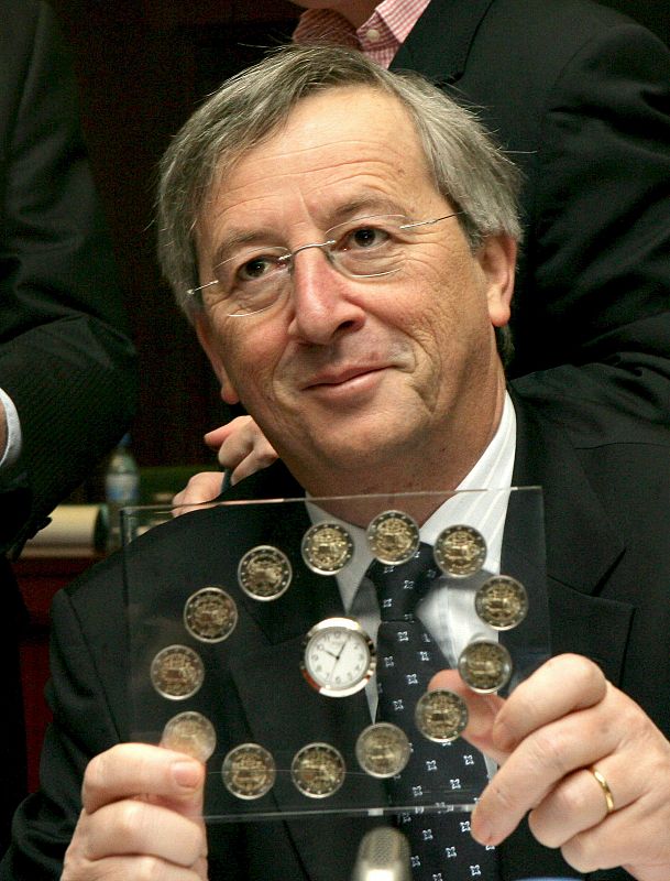 El primer presidente del Eurogrupo, Jean-Claude Juncker