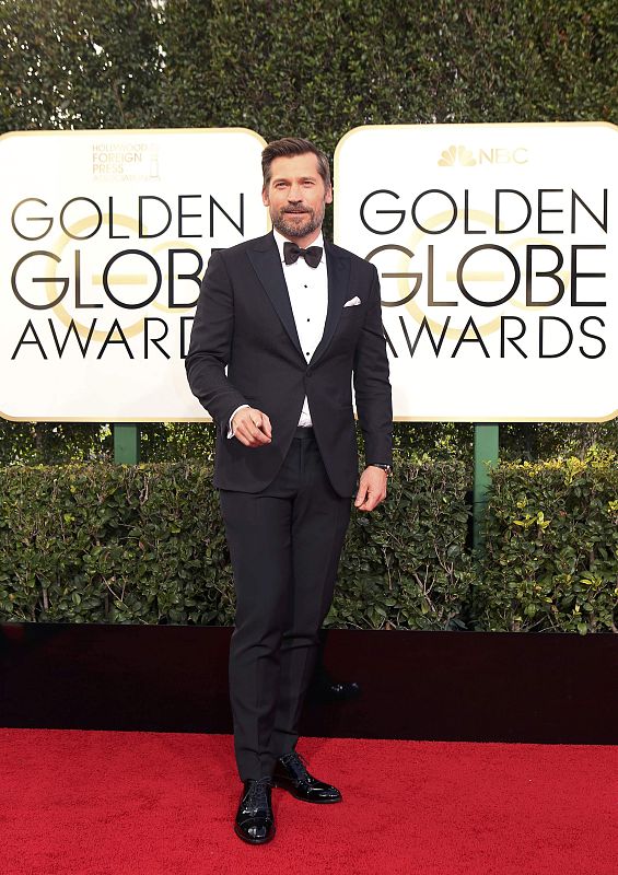 Nikolaj Coster-Waldau, de Juego de Tronos, en los Globos de Oro 2017.