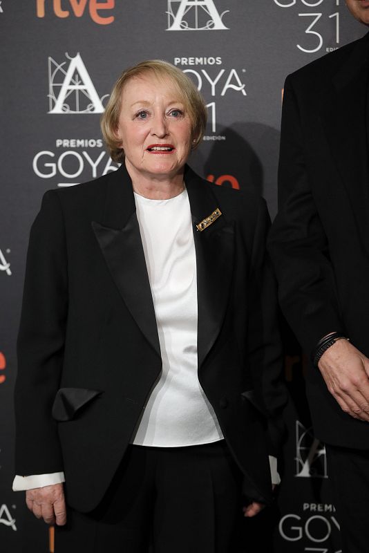 La presidenta de la Academia de Cine, la figurinista Yvonne Blake. DE LOS PREMIOS GOYA.