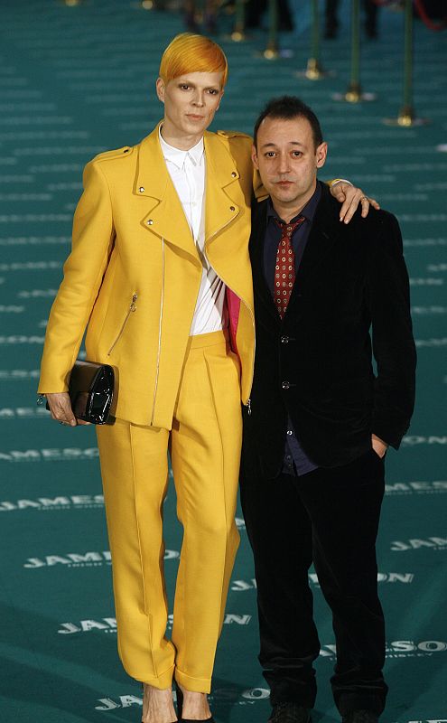 Junto a Jordi Mollá, protagonista  de 'El cónsul de Sodoma' (2009), que fue el debut de Bimba Bosé en el cine.