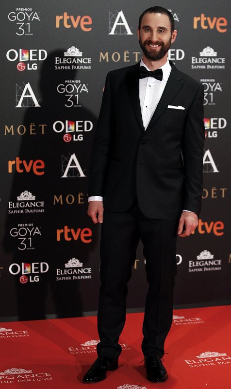 Host Rovira poses on the red carpet before the Spanish Film Academy's Goya Awards ceremony in Madrid