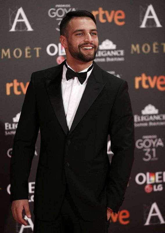 El actor andaluz Jesús Castro llega a la gala de los Goya 2017