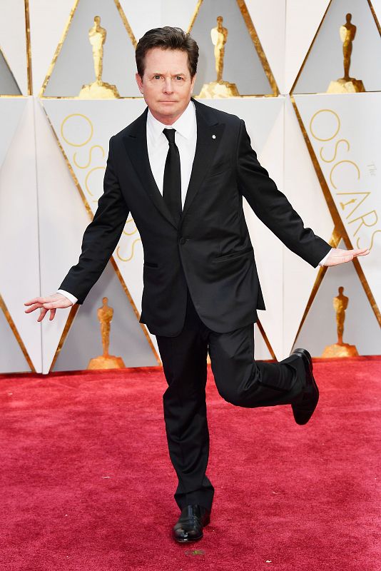 Oscar 2017: Michael J. Fox en la alfombra roja de los Oscar