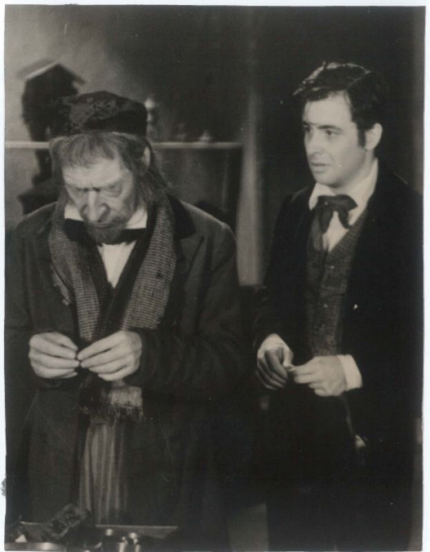 Chicho, con Narciso Ibáñez Menta, en "El corazón delator", rodada en Argentina, en 1960