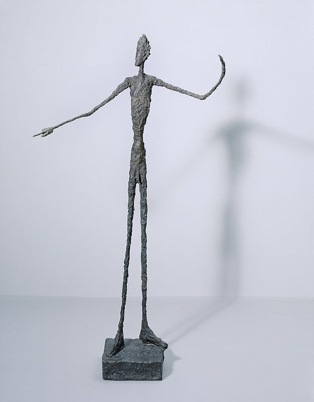 'Man Pointing'. Alberto Giacometti. 1947. Tate, Purchased 1949.