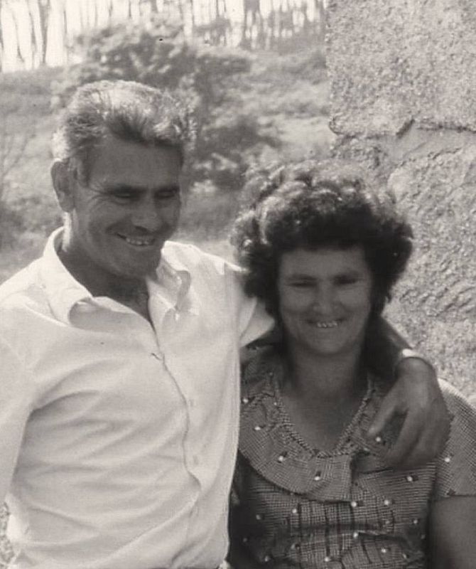 Ramiro, el ayudante del farero, y su esposa