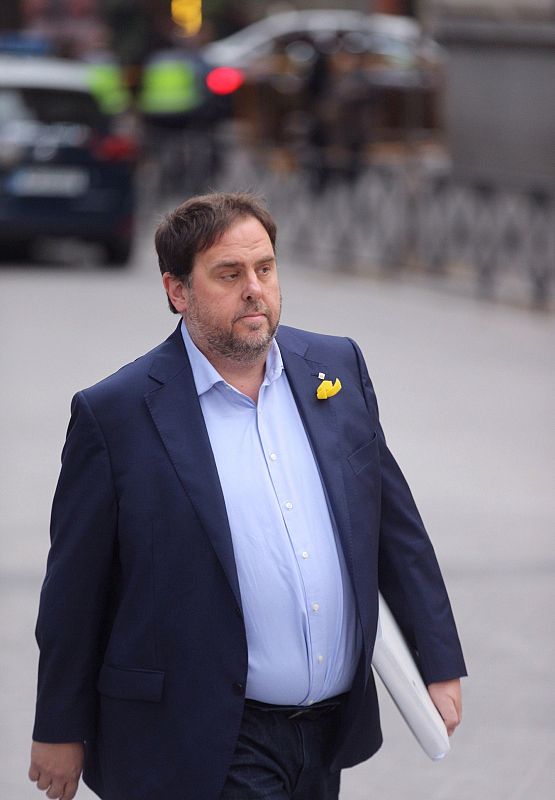 Llegada Junqueras a la Audiencia Nacional
